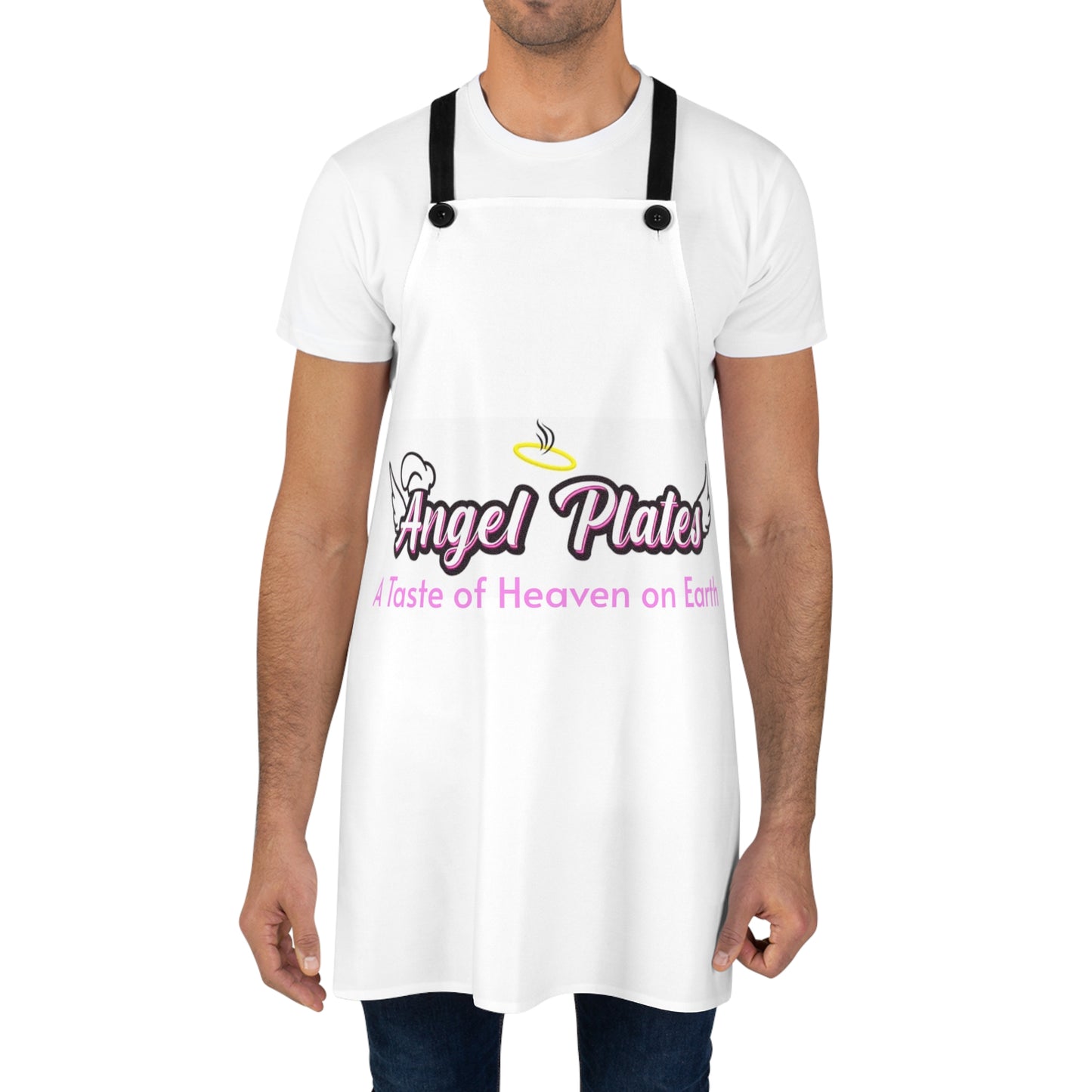 Angel Plates Apron - A Taste of Heaven on Earth Cooking Apron for Home Chefs