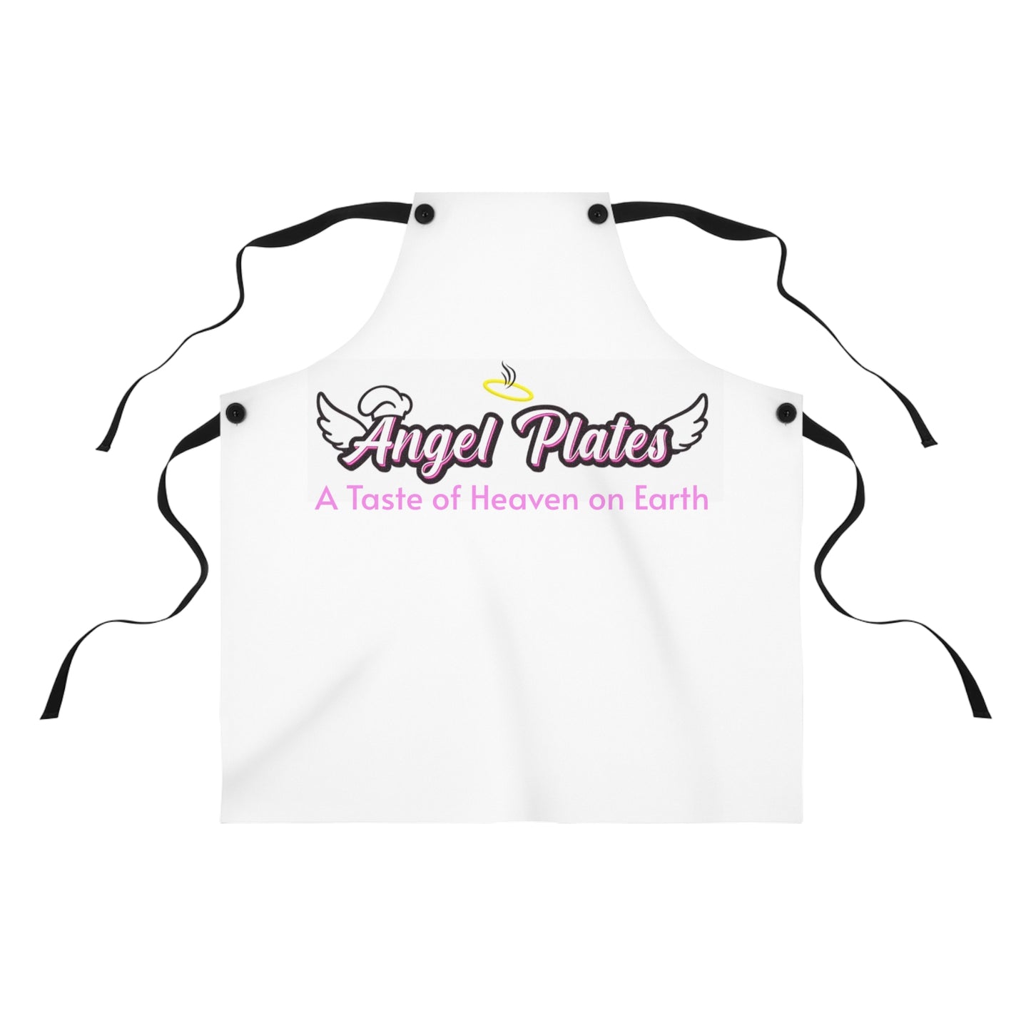 Angel Plates Apron - A Taste of Heaven on Earth Cooking Apron for Home Chefs
