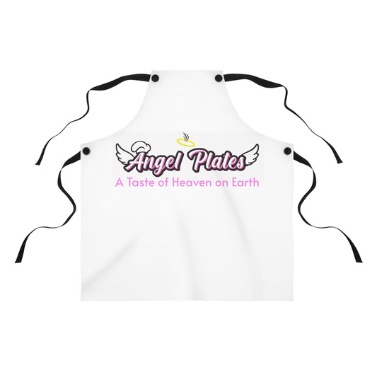 Angel Plates Apron - A Taste of Heaven on Earth Cooking Apron for Home Chefs