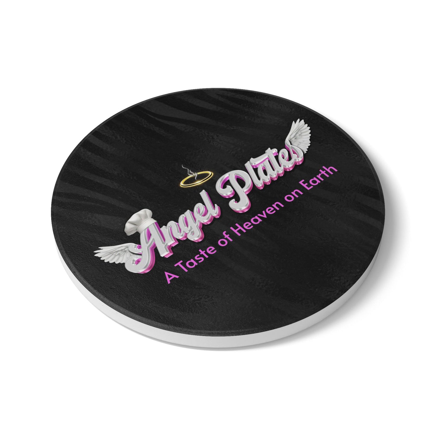 Angel Plates Ceramic Coaster - Taste of Heaven Design for Home Decor