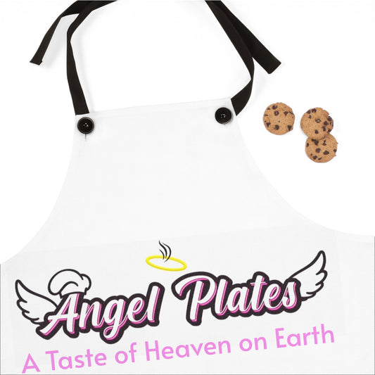 Angel Plates Apron - A Taste of Heaven on Earth Cooking Apron for Home Chefs
